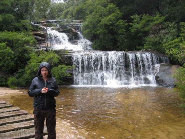 Helen Especially Enjoyed This Waterfall As It Involved A Walk In The Rain. Look At Her Happy Little Face!