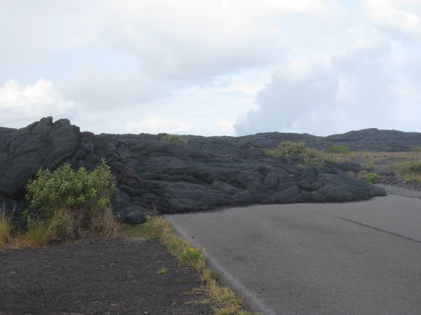 Goodbye road, hello lava
