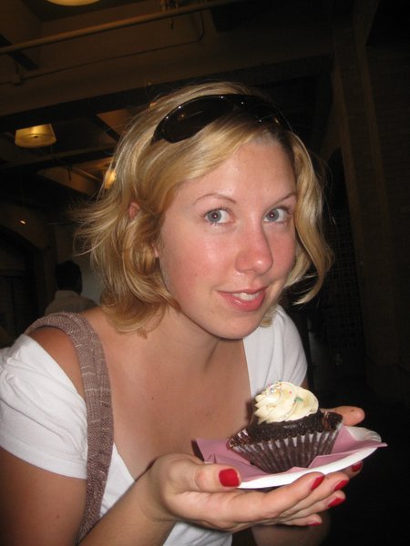 Helen, Looking Very Protective Of Her Cupcake..