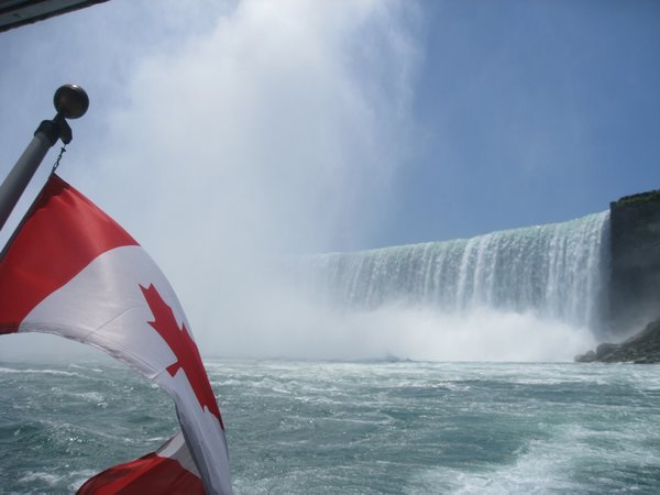 Canada Flag & Canada Falls