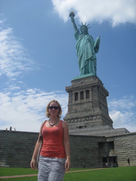 Helen At The Statue Of Libery!