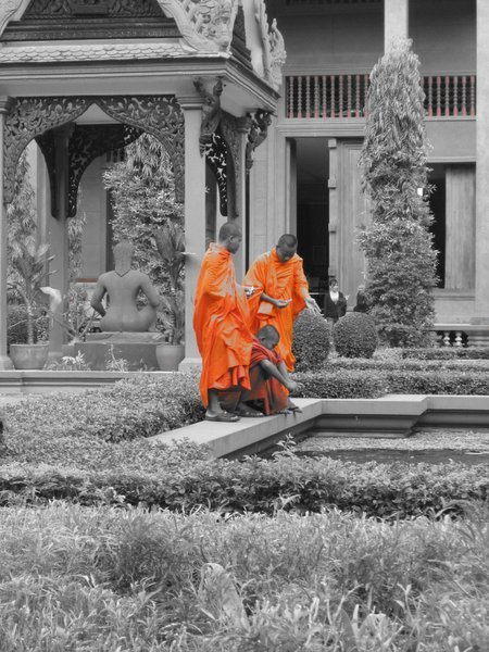 Favourite Photo Number 7 - A Monk in Phnom Penh, Cambodia