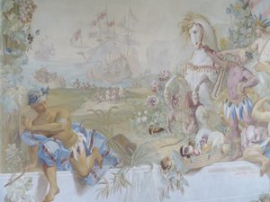 nightmare history painted in soft colours