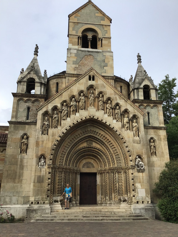 Replica of church entrance in Jak