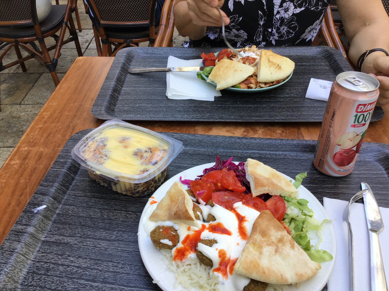 Lunch in Turkish restaurant 