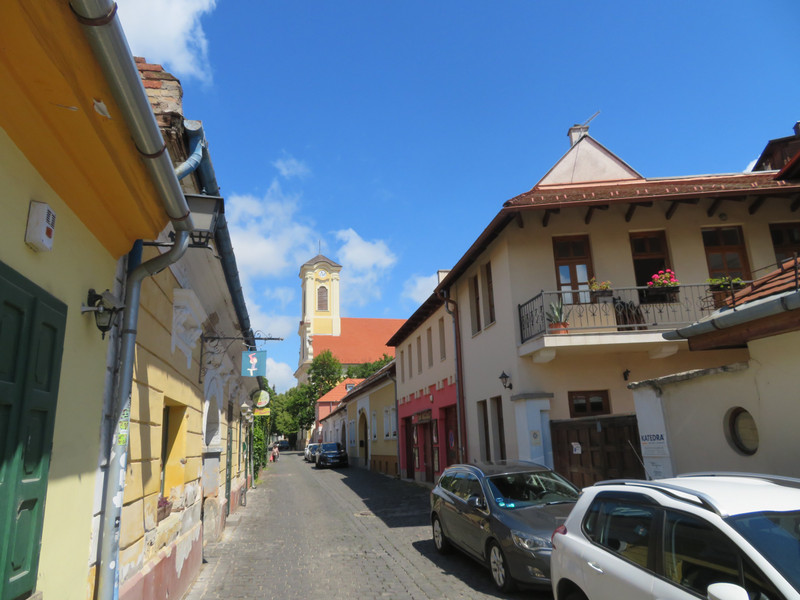street towards the church