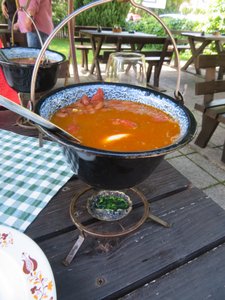 Hungarian bean soup
