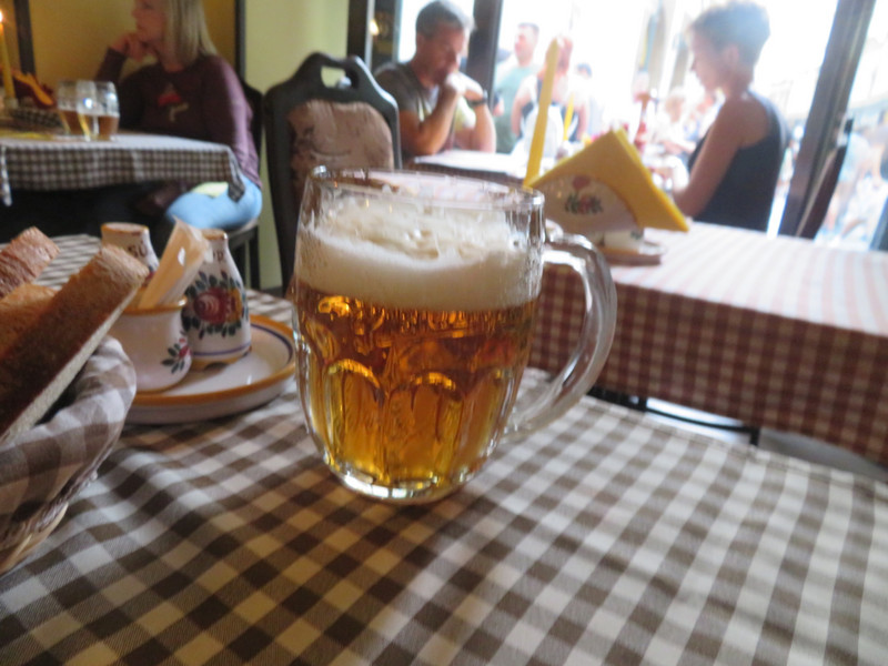 Authentic Czech restaurant for supper last night 