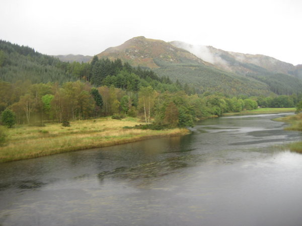 Hill and loch