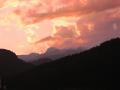 sunset in Bohinj