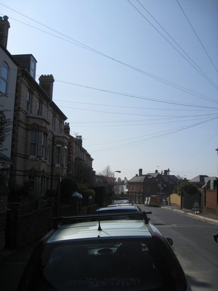 Our street - we're at the end on the left