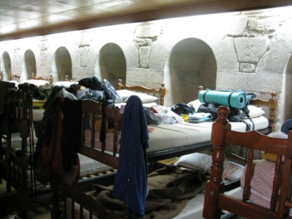 Our beds in the old stables