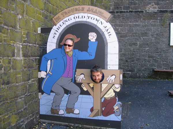 Dav and I at the old Stirling jail