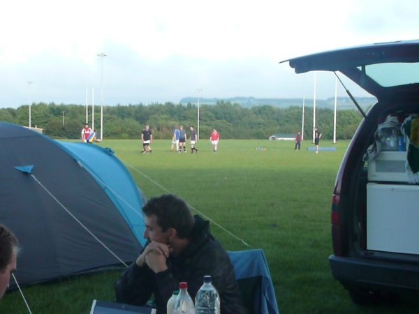 Our campsite near Alnwick