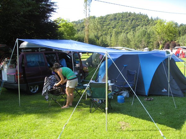 Our camp at La Roche-de-Ardenne