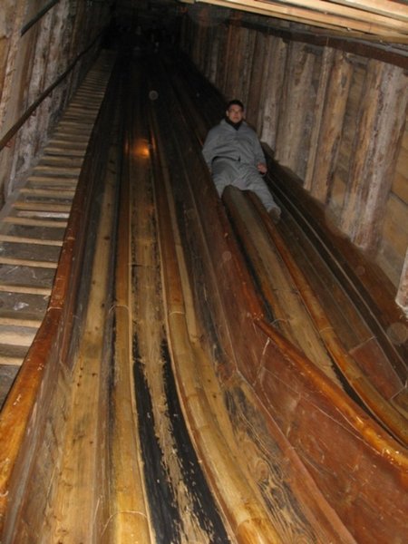 Massive slide at the salt mine
