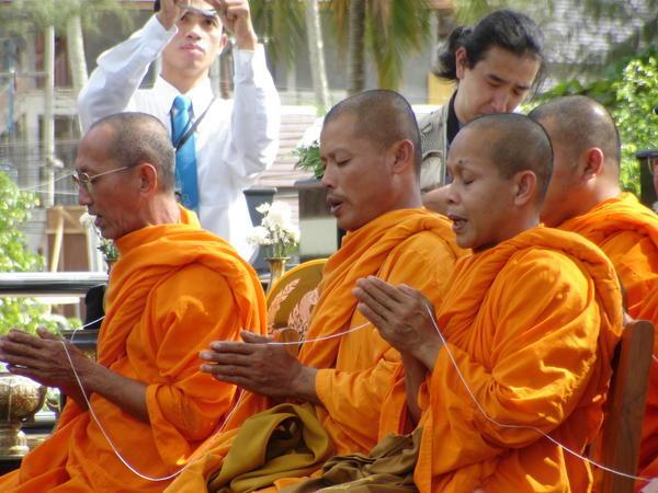 Monks Chanting The Dharma