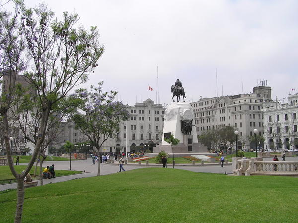 The Plaza St Martin in central Lima