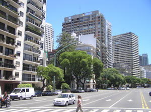 Palermo District - the upmarket area of shops and apartments 