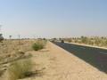 Open road & desert in Rajasthan