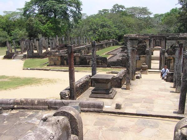 Ruins of Buddhist Temple complex - Polonnaruwa