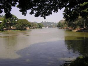 Kandy - view across the lake