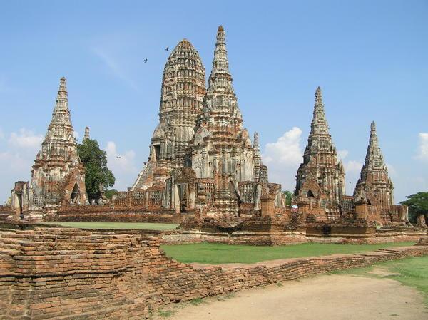 Old Buddhist temple with Cambodian architectural influence