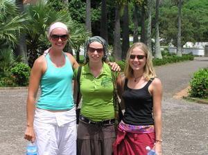 Us gals in Luang Prabang: Kristy, Kerry, Bronia