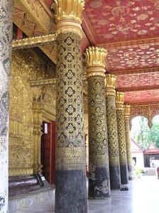Temple entrance in Luang Prabang