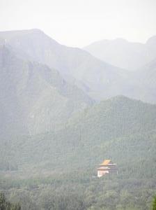 View of other Ming Tomb in distance within the Burial valley 
