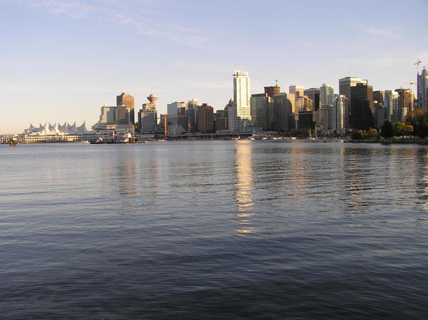 The Vancouver skyline 
