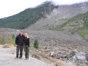 On the way to the Okanagan we stop at the famous Hope Slide - site of a rock avalanche triggered by a small earthquake in 1985