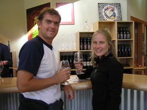 Wine tasting at Red Rooster Vineyards - our 2nd, or was it 3rd? or 4th vineyard? 