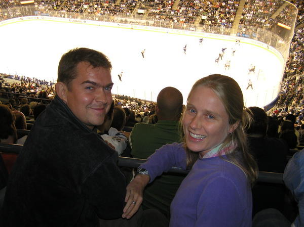 We had a great time and the Maple Leafs won !