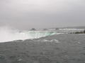 Our first view of Horseshoe Falls - note the sky colour