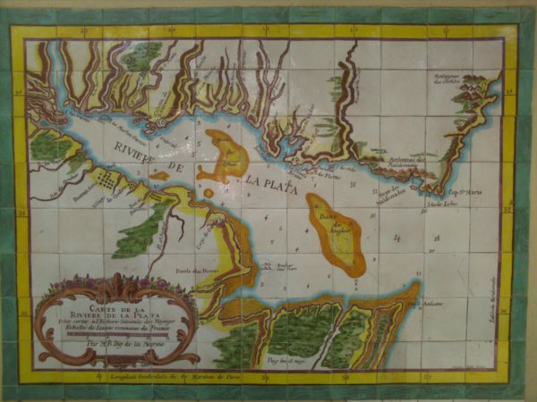 old map of Rio del Plata