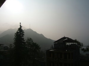 arrived in sapa-hotel view