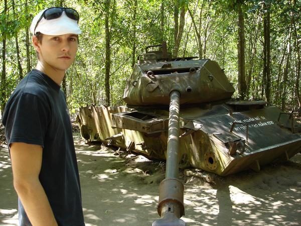 Vietnam Wrecked Tank