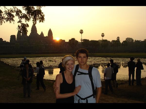 Sunrise over Angkor wat