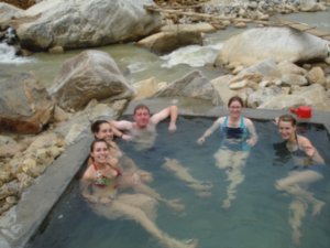 Hot spring in the Dau village