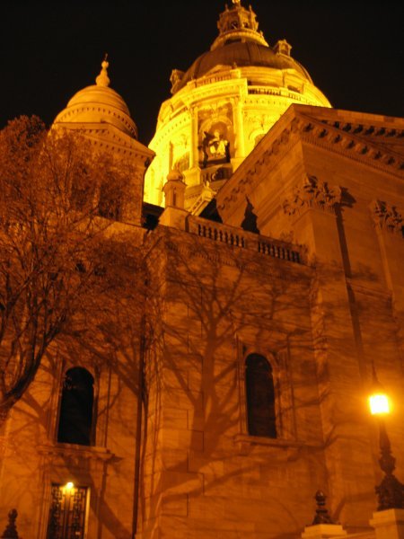 nighttime in Budapest