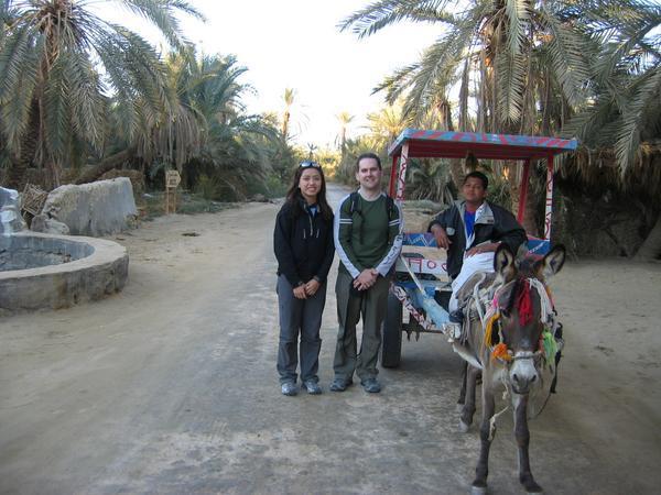 Us with Fati and the Donkey