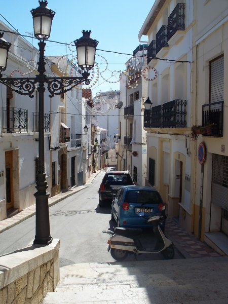 Streets of the old section of Calpe