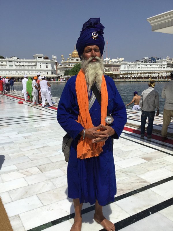 Guide at the Golden Temple