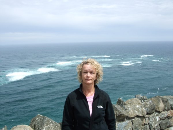 Sue at the Top of New Zealand
