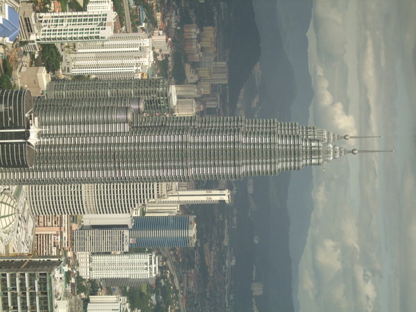 Petronas Towers From The Kuala Lumpur Tower