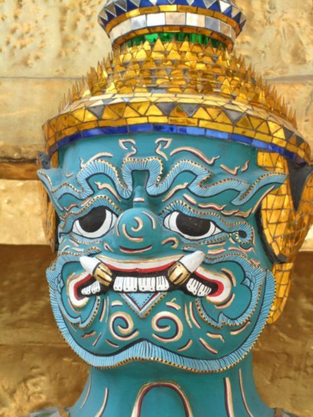 A Figure at the Grand Palace Wat