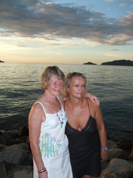 Sue & Gail at Sunset