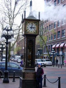 Me and Gastown Steam Clock