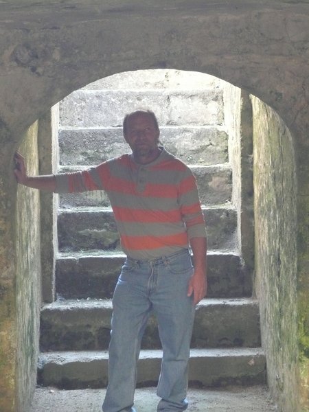 Chuck in the crypt